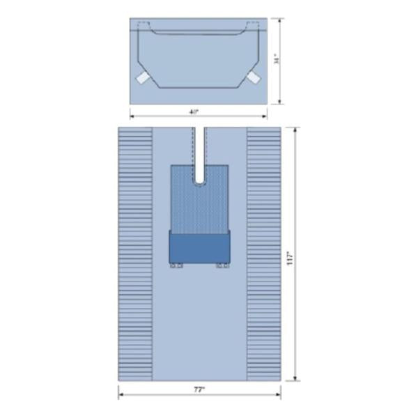 Pack EENT I With Split Sheet Absorbent Reinforced 15-1/2x20
